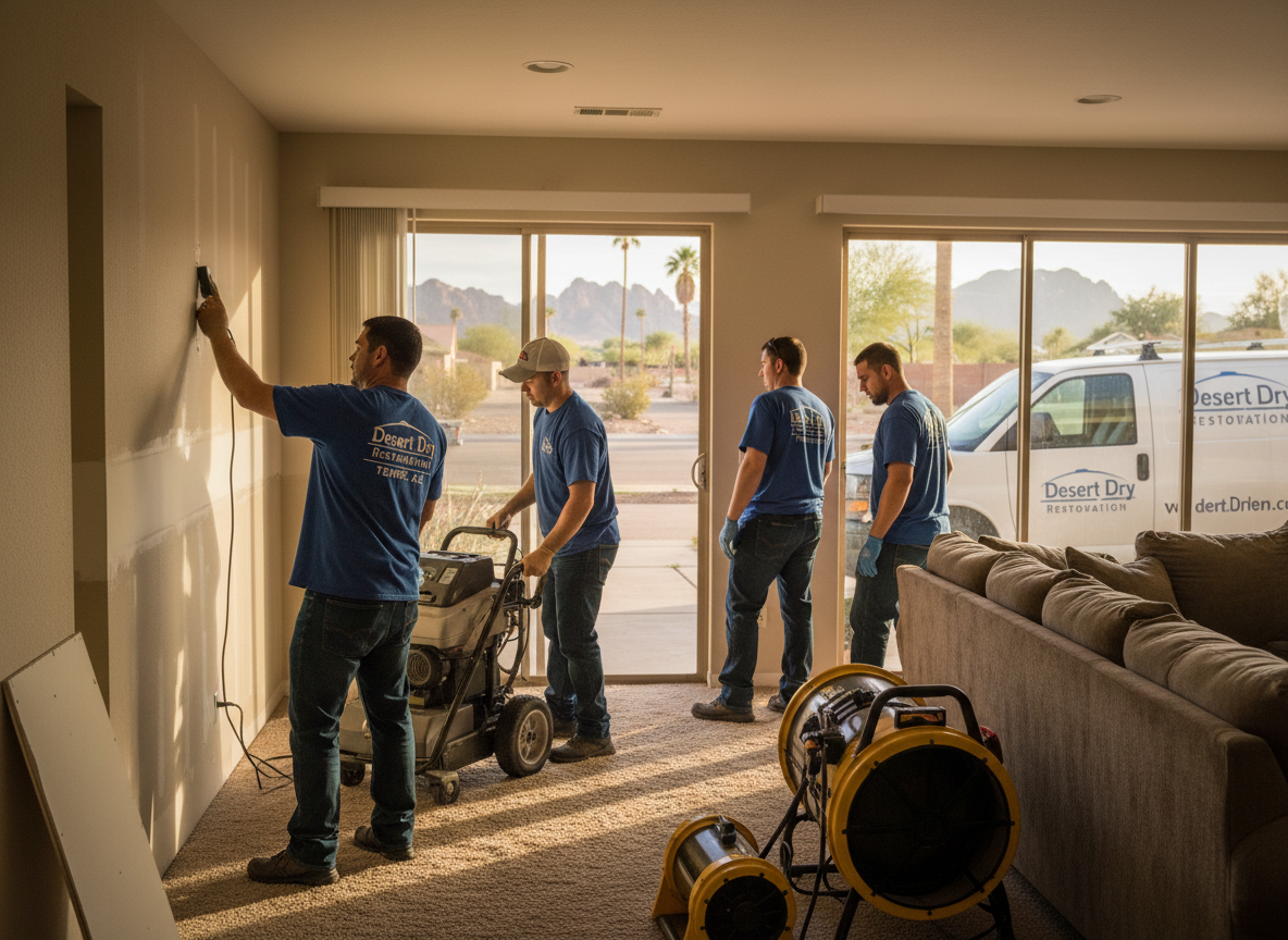 Water Damage Restoration in Hudson Manor